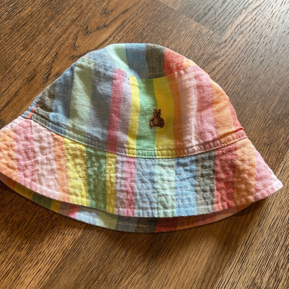 Gap Multicolor Striped Bucket Hat